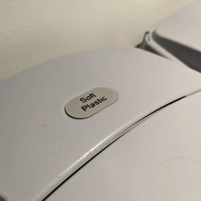 Labels for Addis 40L eco grey bin