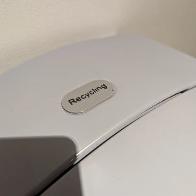 Labels for Addis 40L eco grey bin