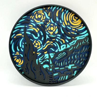 TÁC PHẨM NGHỆ THUẬT "THE STARRY NIGHT" CỦA VINCENT VAN GOGH