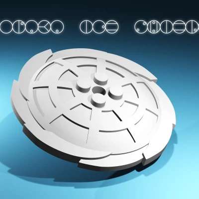 Khiên Bionicle Kopaka Đá Tùy Chỉnh