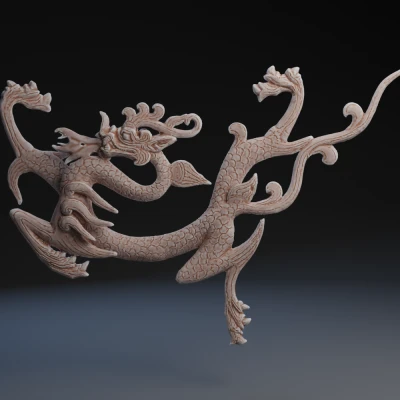 Mô hình Rồng Bay Trang Trí