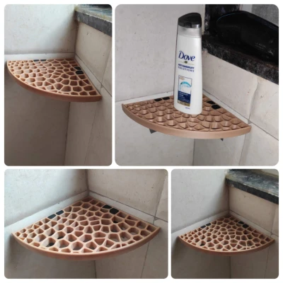 Kệ góc nhà tắm kiểu Voronoi