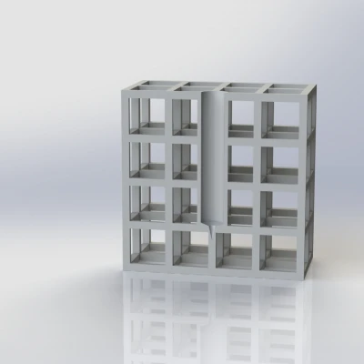 Kệ Đựng Bút Hình Khối Trừu Tượng