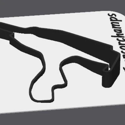 Mạch Spa Francorchamps in 3D