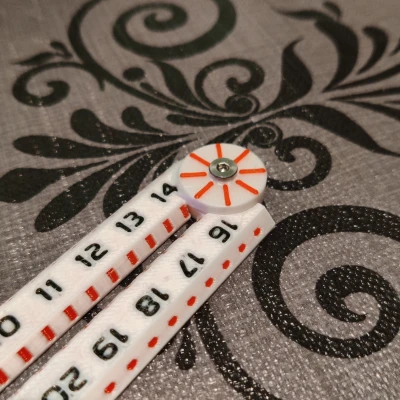 Thước Gấp 30cm Kèm Goniometer Mini