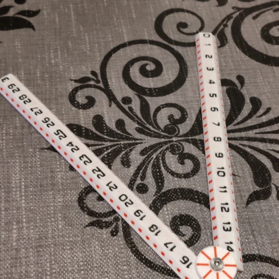 Thước Gấp 30cm Kèm Goniometer Mini