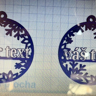 Baňka-Flask Trang Trí Giáng Sinh Theo Tên