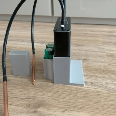 Giá đỡ máy hàn điểm kèm Hộp đựng pin