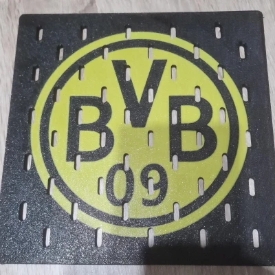 Logo BVB Borussia Dortmund IKEA Skadis 220*220mm
