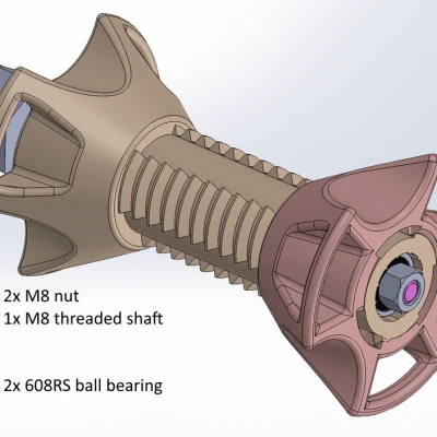 Giá đỡ cuộn dây tóc Ender 3 S1 Pro (V3)