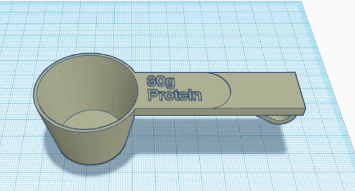 Muỗng 30g có kẹp gài túi