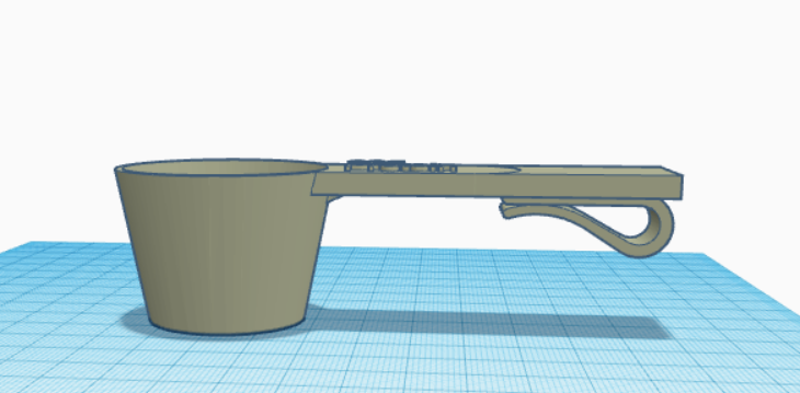 Muỗng 30g có kẹp gài túi