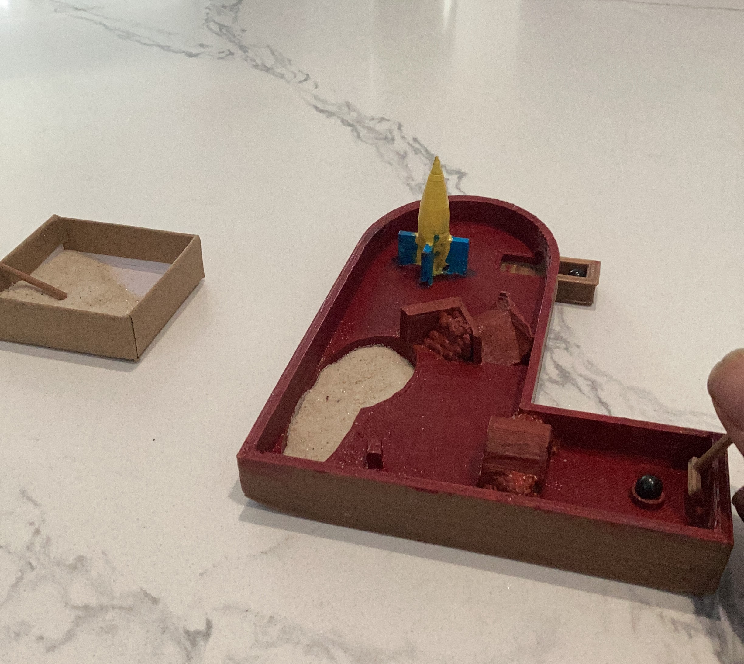 Sân Mini Golf Để Bàn Chủ Đề Không Gian