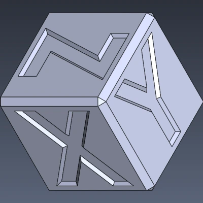 Khối Lập Phương Kiểm Tra Vát Cạnh 20mm