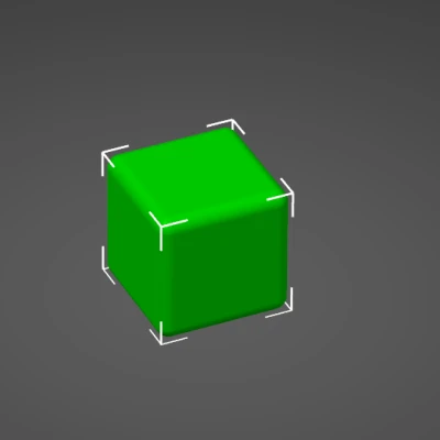 Khối Lập Phương XYZ Với Các Cạnh Bo Tròn