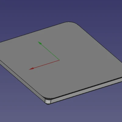 Mẫu Nguồn Freecad Cho Module Gridfinity 1x1