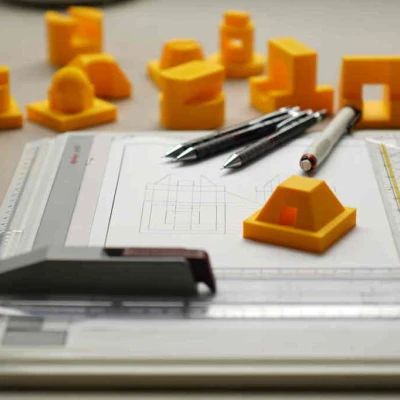 Bản vẽ kỹ thuật với các dạng in 3D