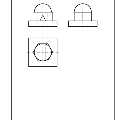 Bản vẽ kỹ thuật với các dạng in 3D