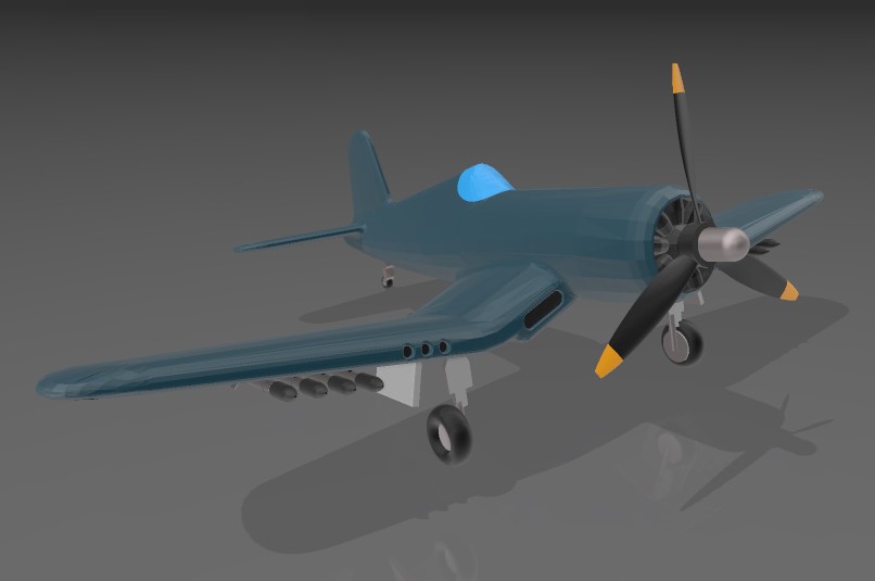 Mô Hình Máy Bay F4U Corsair MK2
