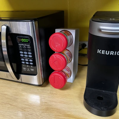 Hộp đựng/Kệ dọc cho chai "Coffee Mate Powdered Creamer"