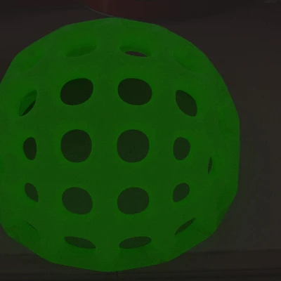 Đèn Ngủ Hình Cầu Đối Xứng Voronoi Cho Ánh Sáng Đen