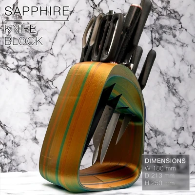 SAPPHIRE | Đế Cắm Dao Bếp