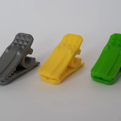 Kẹp túi hình đầu cá sấu