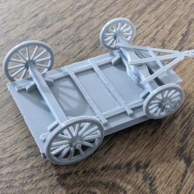 Xe Ngựa Gỗ Vẹt Gỗ - Trang Trí D&D