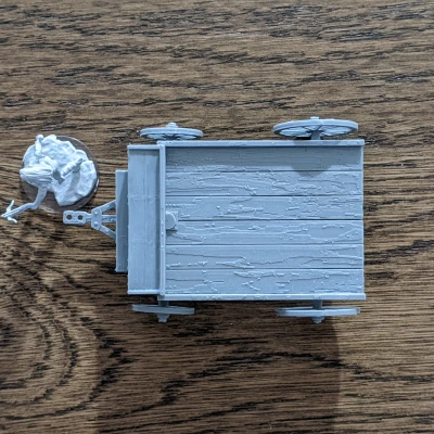 Xe Ngựa Gỗ Vẹt Gỗ - Trang Trí D&D