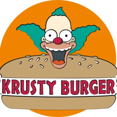 Logo Krusty Burger - Hueforge