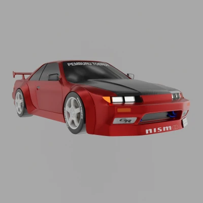 Mô Hình 3D Nissan Silvia S13 Độ