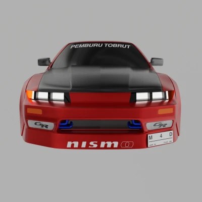 Mô Hình 3D Nissan Silvia S13 Độ