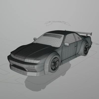 Mô Hình 3D Nissan Silvia S13 Độ