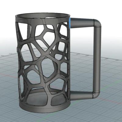 Bao Giữ Ấm Trà Phong Cách Voronoi
