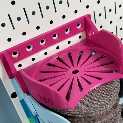 Hộp đựng đĩa chà nhám cho Wall Control