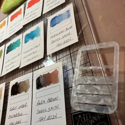 Mẫu Thẻ Mảng Màu Nước