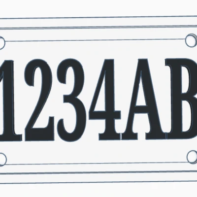 Biển số xe ATV tùy chỉnh