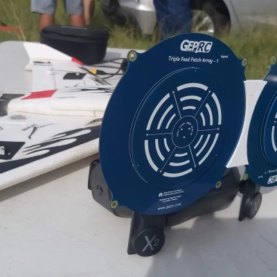 Giá đỡ anten kép triple-feed cho Walksnail và tương thích