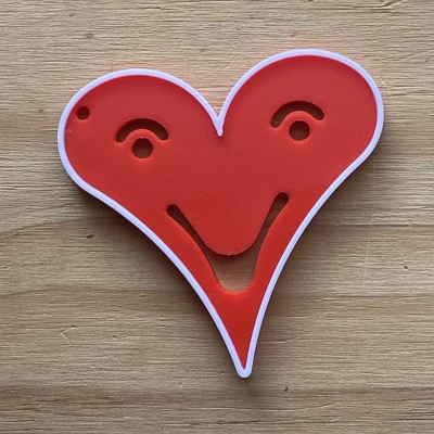 Móc Khóa Trái Tim Cười