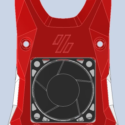 Stealthburner gắn quạt Volcano V6 và/hoặc quạt 4020