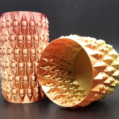 Chậu Hoa Hình Tàu Thăm Dò Alien Kiểu Xoắn Ốc