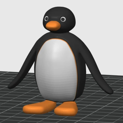Pingu tô màu cho Bambu AMS và Prusa MMU