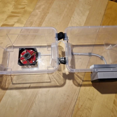 Hộp sấy filament từ Ikea Samla