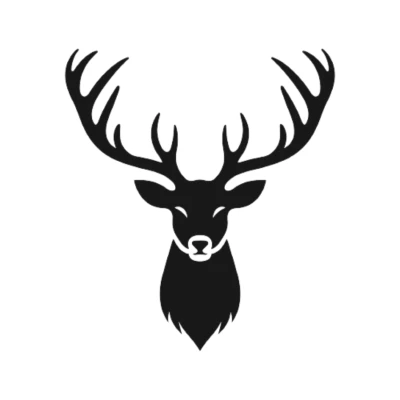 Trang Trí Tường Hình Hươu 2D 2