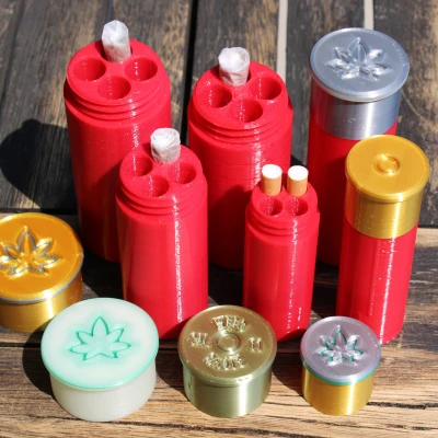 Weed Shots - Hộp Đựng Vỏ Đạn Shotgun Cho 4 Điếu Thuốc