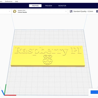 Logo Raspberry Pi Bản Remix