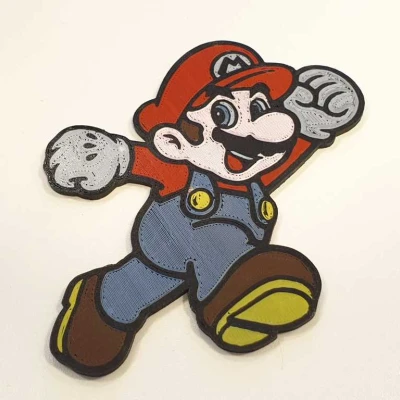 Mô hình Super Mario 3D đa sắc