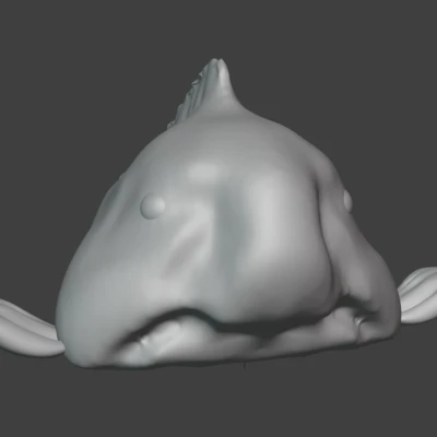 Mô hình 3D cá blobfish