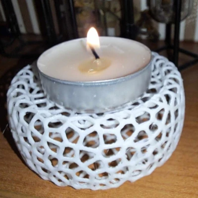 Lót ly Nến Hình Voronoi