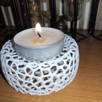 Lót ly Nến Hình Voronoi